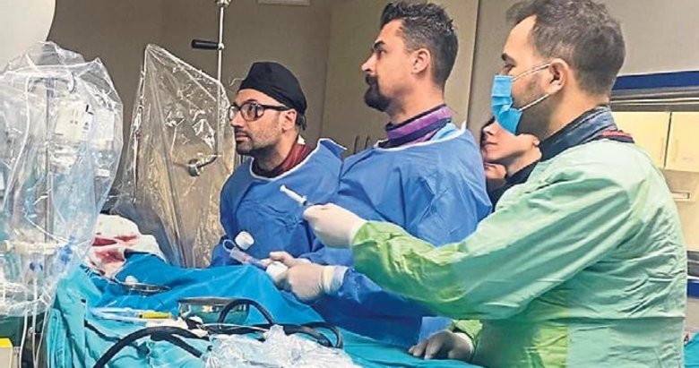 Kireçli kalp damarlarının açılmasında yeni teknoloji