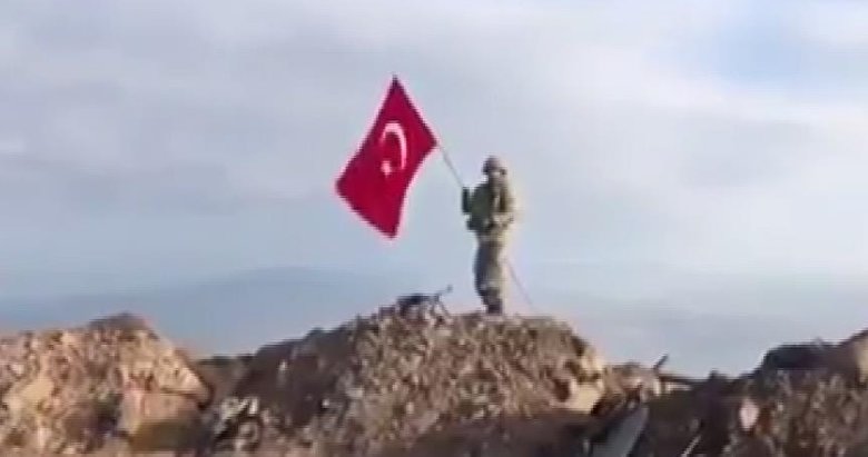 Darmık Dağı’na Türk bayrağı dikildi