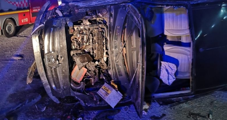 Uşak’taki kazada aynı aileden 1 kişi öldü, 5 kişi yaralandı