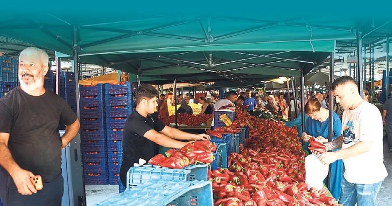 Manisa’da kışlık domates ve biber mesaisi başladı