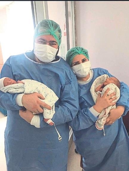 Dağ gibi destekle ikiz mucize