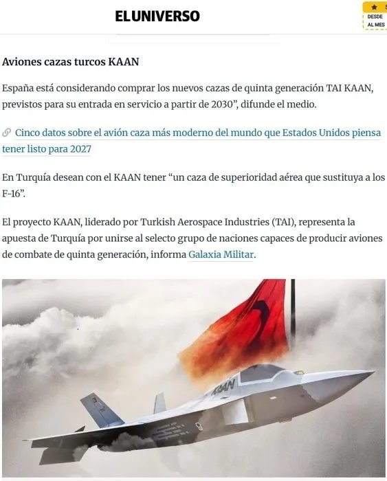 İspanya F-35 alımını iptal etti: Gözler Türkiye’nin gözbebeği KAAN’da