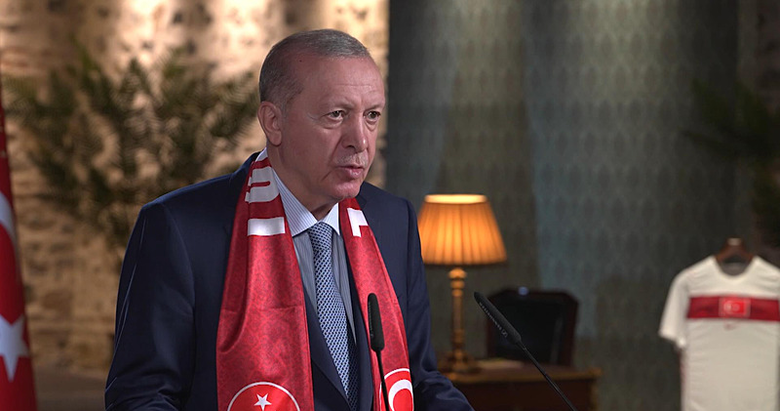 Erdoğan’dan A Milli Takıma mesaj: Yeni bir destan yazacağız