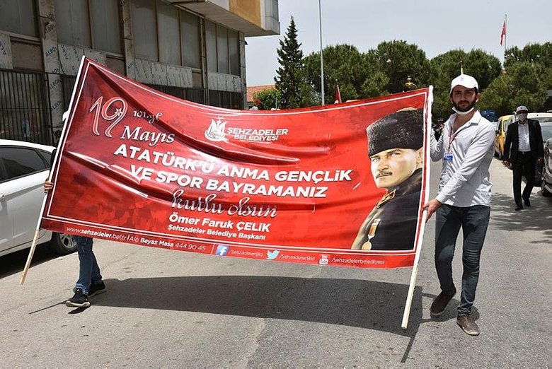 Manisa’da 19 Mayıs’a mehterli kutlama