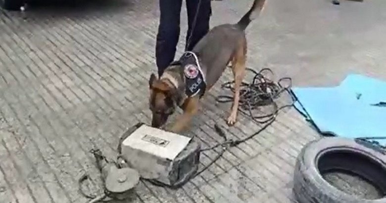 Kaynak makinesinden uyuşturucu çıktı; 1 tutuklama