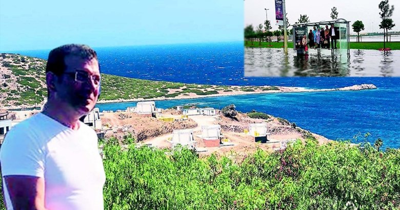 İstanbul suya battı İmamoğlu ev baktı