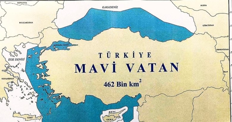 Mavi Vatan haritası UNESCO’da tescillendi