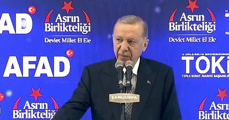 Başkan Erdoğan’dan Şanlıurfa’da Deprem Konutları Kura ve Teslim Töreni’nde önemli mesajlar