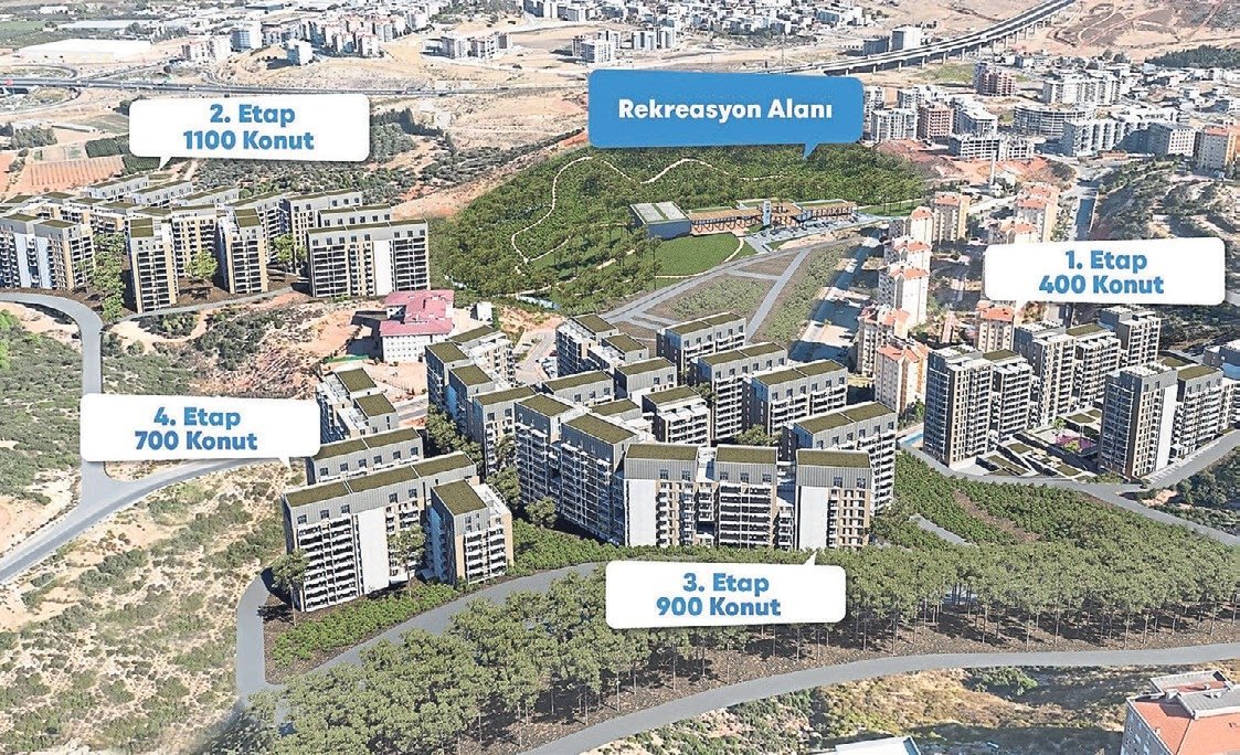 İzmir Büyükşehir’in sosyal konut projesine Bakanlık onayı