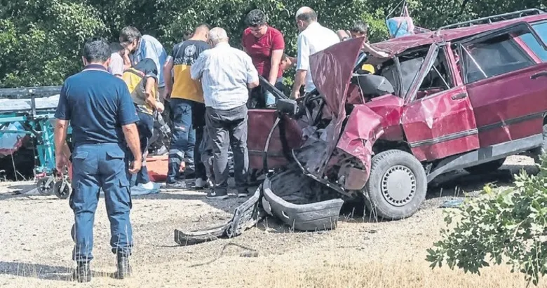 Afyonkarahisar’daki kazada 1 kişi hayatını kaybetti