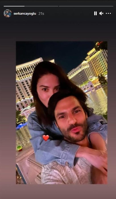 Serkan Çayoğlu’ndan sevgilisi Özge Gürel’e romantik doğum günü kutlaması!
