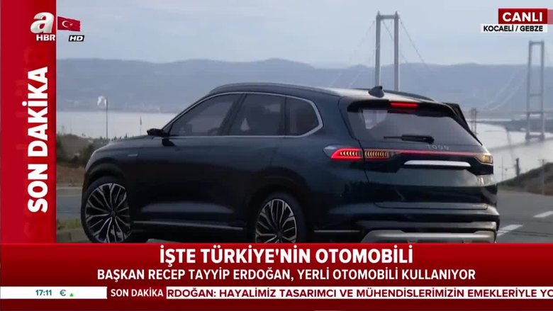 Başkan Erdoğan yerli otomobili test etti