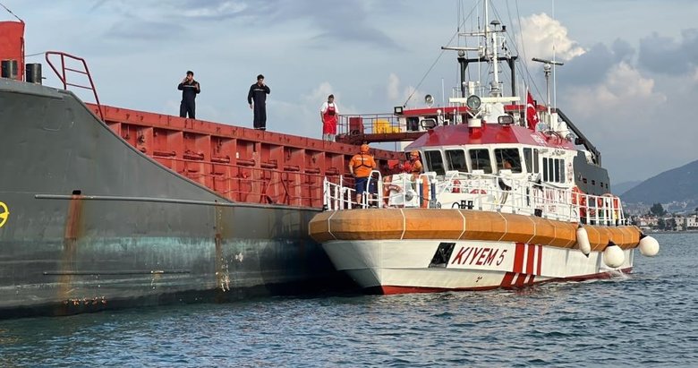 Fethiye’de yük gemisinde patlama: 4 yaralı