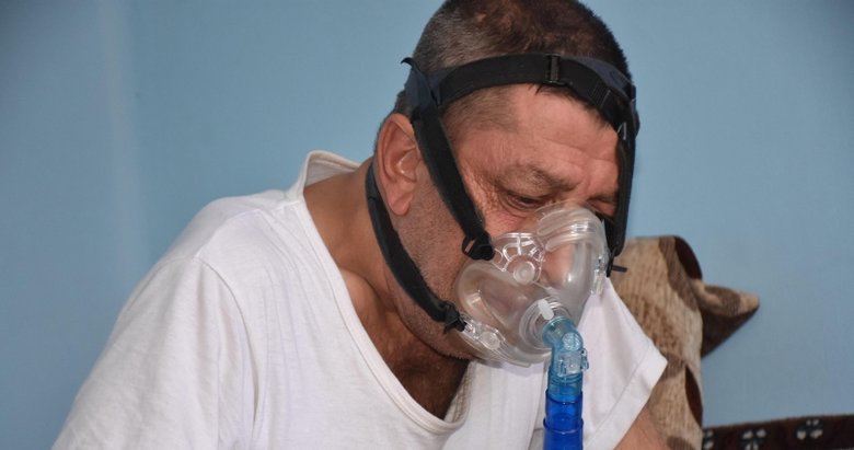 Taşınabilir oksijen makinesi için hayırseverlerden yardım bekliyor