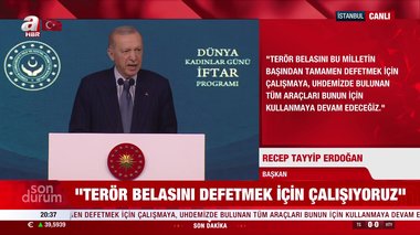 Başkan Erdoğan: Terör belasını defedeceğiz