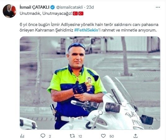 Fethi Sekin unutulmadı! Şehadetinin 6. yılında minnet ve özlemle…