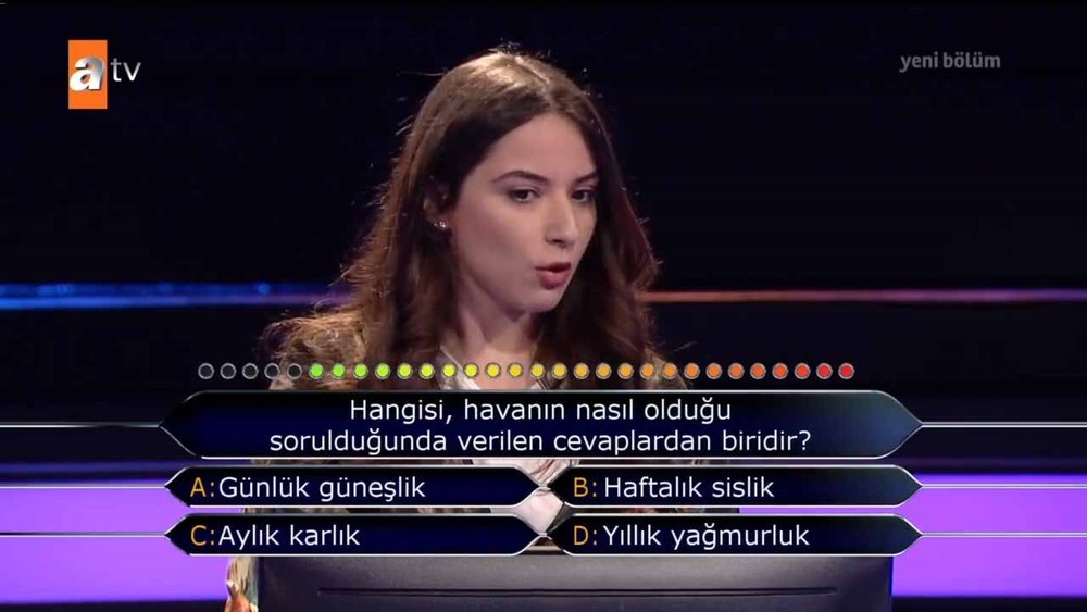 Kim Milyoner Olmak İster�e damga vuran kedi Nedjem sorusu…