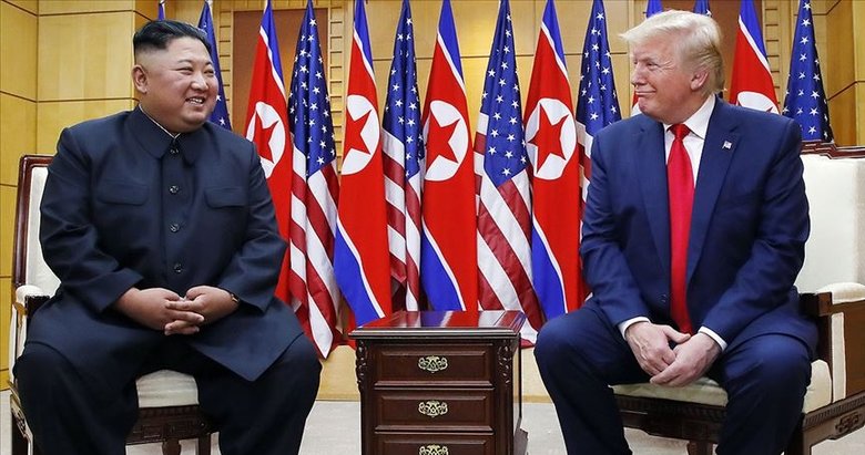 Trump ile Kim ’silahsızlandırılmış bölge’de görüştü