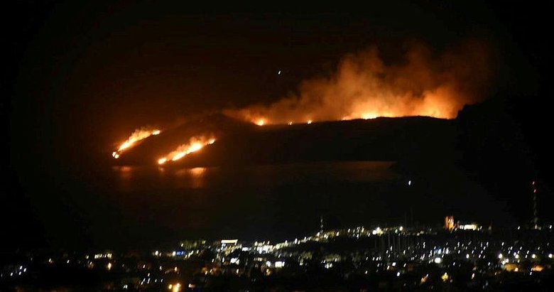 Bodrum’daki makilik yangını
