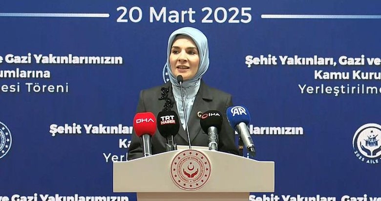 Kamu kurumlarına 687 şehit yakını, gazi ve gazi yakını atandı