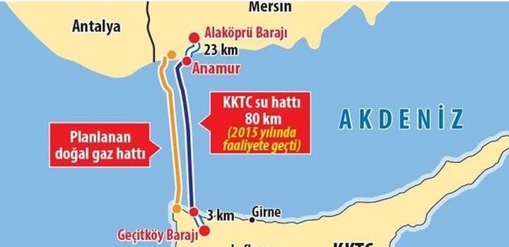 Türkiye ile KKTC arasında doğal gaz hattı kurulması konusunda flaş gelişme