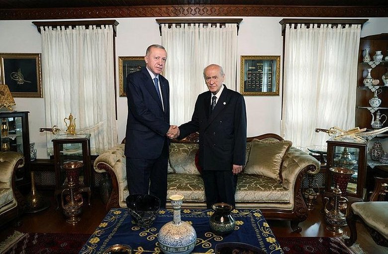 Başkan Erdoğan, MHP Genel Başkanı Devlet Bahçeli ile görüştü