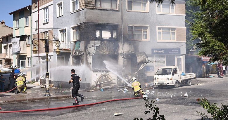 Kütahya’da tüp bayisindeki patlamada 3’ü ağır 8 kişi yaralandı