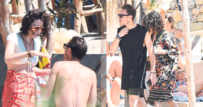 Çeşme’de birlikte tatil yapmışlar