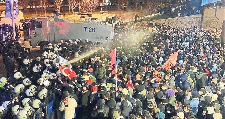 Provokatif eylemlere karışanlar gözaltında