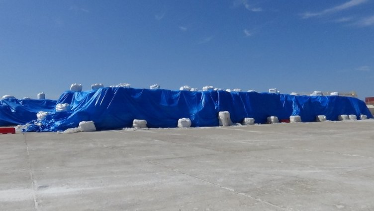 Binlerce ton gübre Ukrayna’ya gönderilemeyince Çanakkale Limanı’nda kaldı