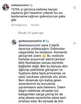 Gökhan Özen’den hayranına jest