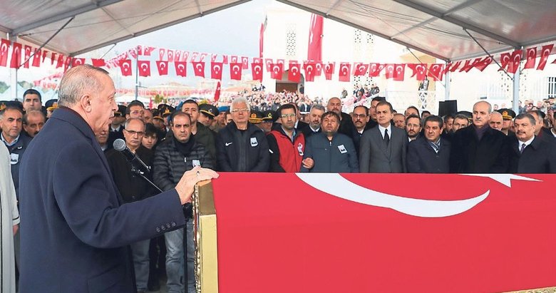 Başkan Erdoğan Şehit Baysal’ın cenazesine katıldı